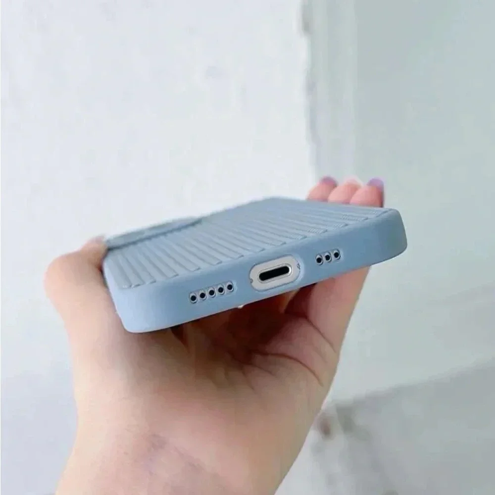 ⚠️Clearance iPhone 14/Pro/Pro Max Blue Textured Phone Case - Picture 3 of 4